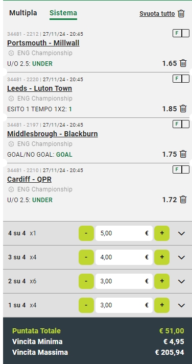 Lucky 15 EFL Championship