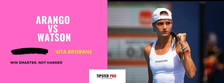 Pronostico Emiliana Arango vs Heather Watson WTA Brisbane 27/12/24 Tennis WTA