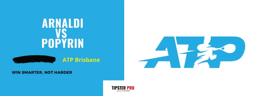 Pronostico Arnaldi vs Popyrin ATP Brisbane 31/12/24 Tips ATP Brisbane