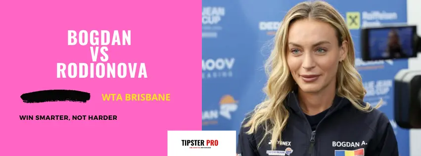 Pronostico Ana Bogdan vs Arina Rodionova WTA Brisbane 27/12/24 Pronostico