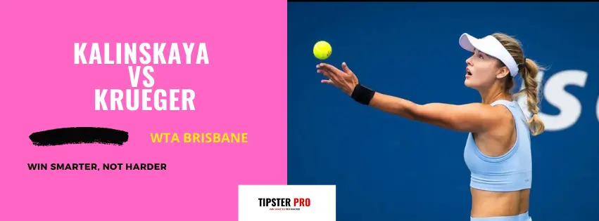 Pronostico Anna Kalinskaya vs Ashlyn Krueger WTA Brisbane 31/12/24 WTA Brisbane