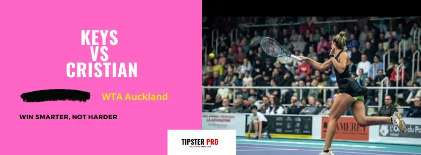 Pronostico Madison Keys vs Jaqueline Cristian WTA Auckland 01/01/25 Tips WTA Auckland