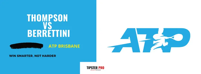 Pronostico Thompson vs Berrettini ATP Brisbane 30/12/24 ATP Brisbane